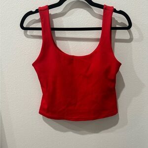 Fabletics Ribbed Twist Back Top size M